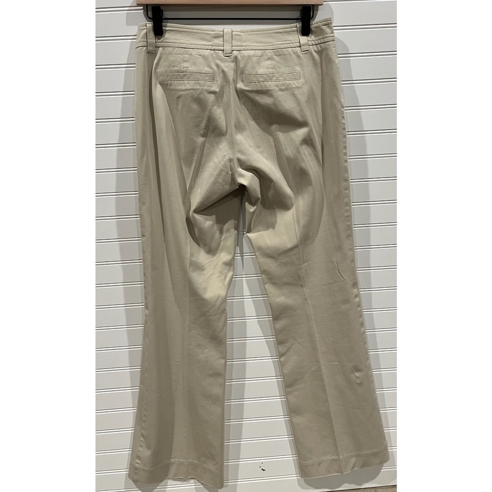 Lilly Pulitzer Palm Beach Fit Khaki Bootcut Stretch Pants Beige Womens 8 - Picture 3 of 4
